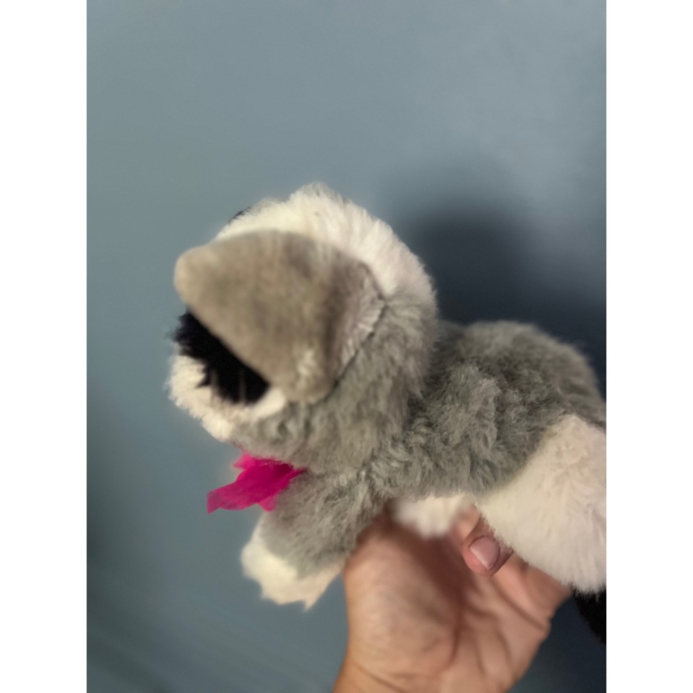 Tyco Kitty Kitty Baby Kittens 1995 Calico Plush Cat Pink Bow Stuffed Animal VTG - Picture 2 of 7